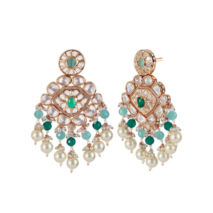 Kundan Necklace Set with Tikka