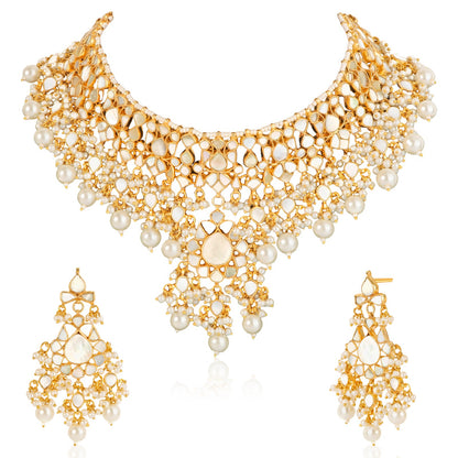 Mother Of Pearl Necklace Set