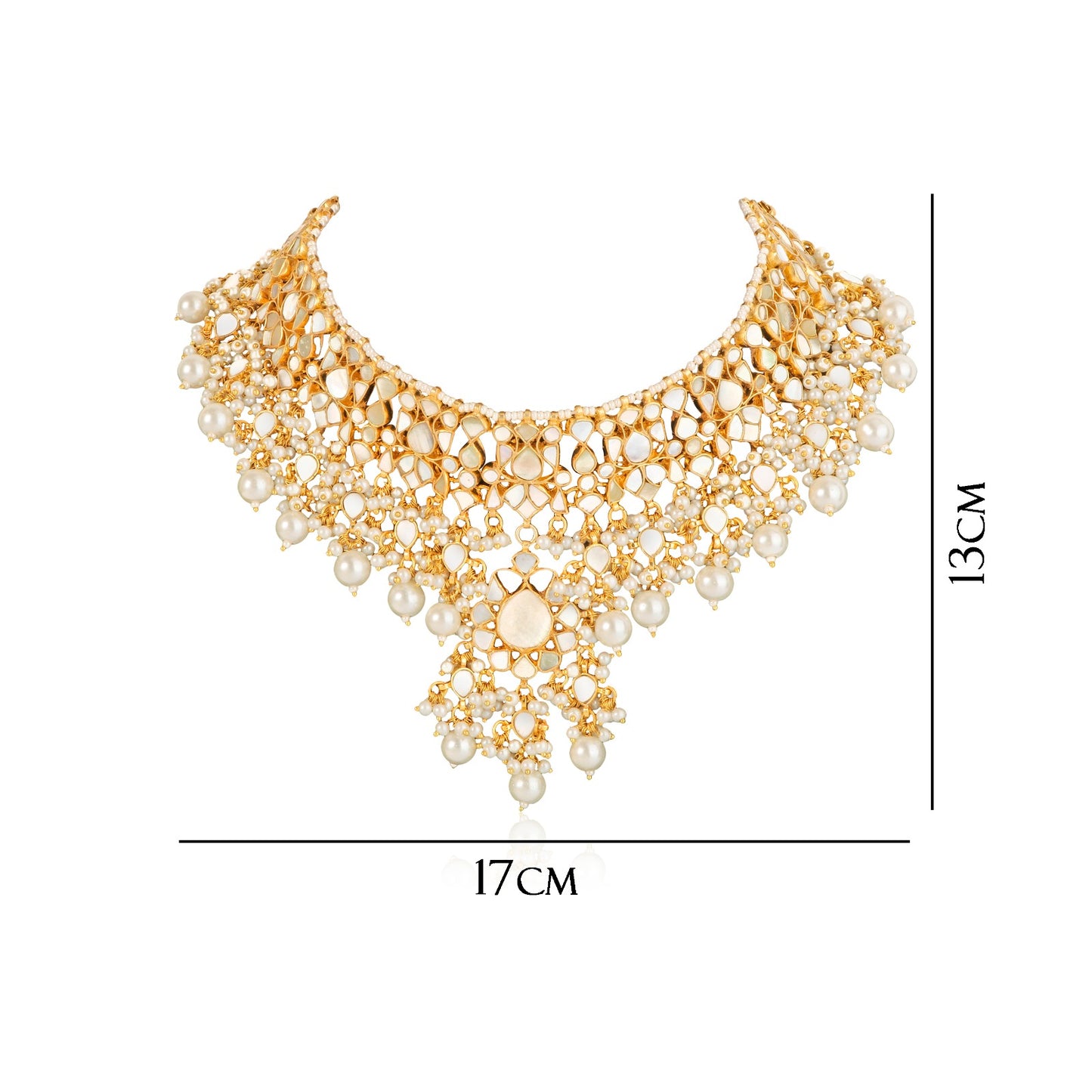 Mother Of Pearl Necklace Set