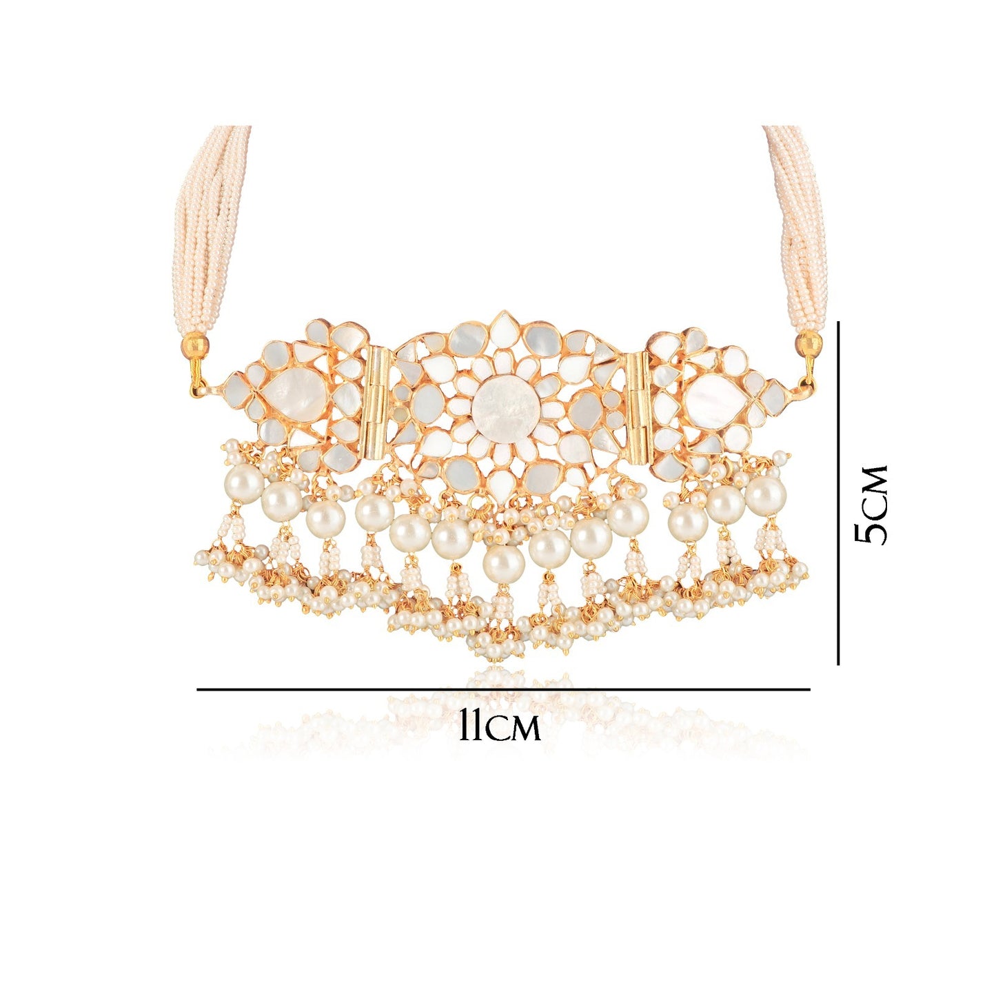 Mother Of Pearl Choker Set