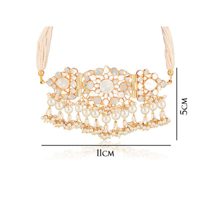 Mother Of Pearl Choker Set