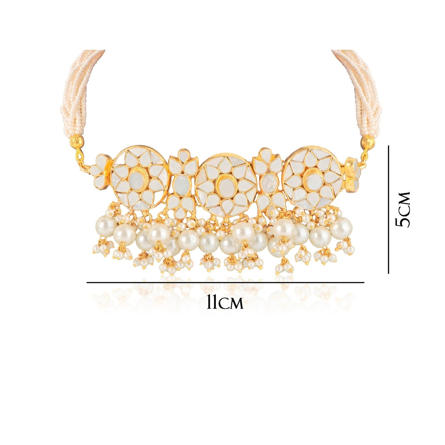 Mother Of Pearl Choker Set