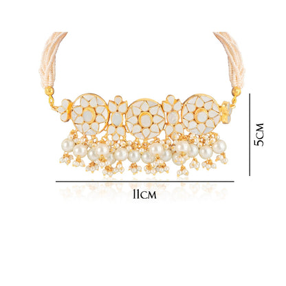 Mother Of Pearl Choker Set