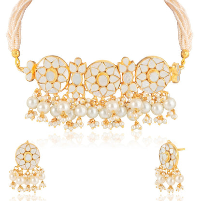 Mother Of Pearl Choker Set