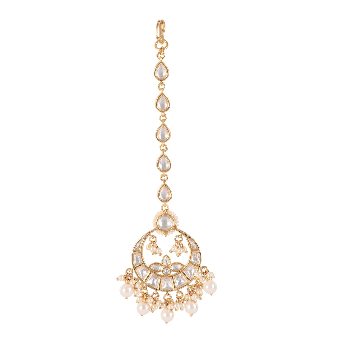 Kundan Necklace Set with Tikka