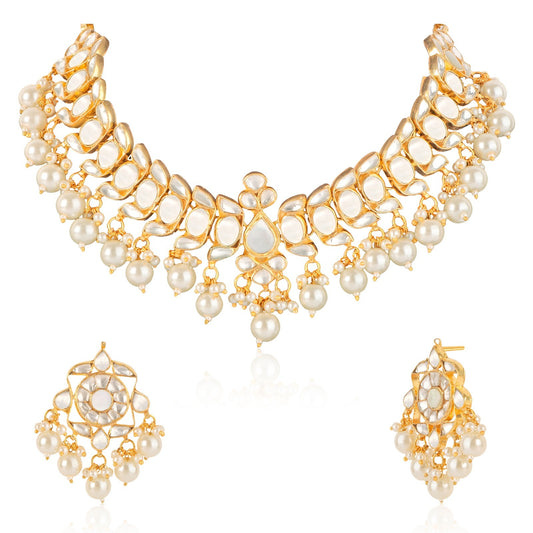 Mother Of Pearl Necklace Set